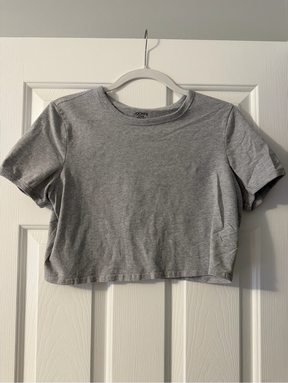 Jockey Grey Cropped Tee